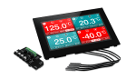 Four-Channel Temp Data Logger with 7 Inch Display