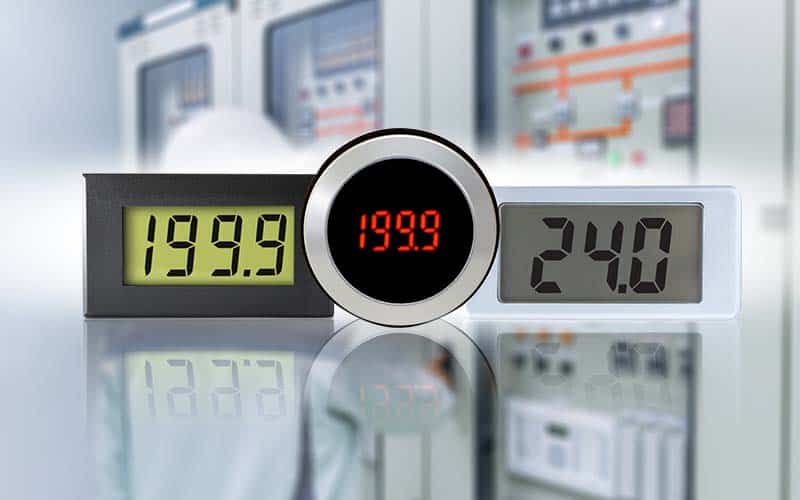 Panel Meters in an industrial scene