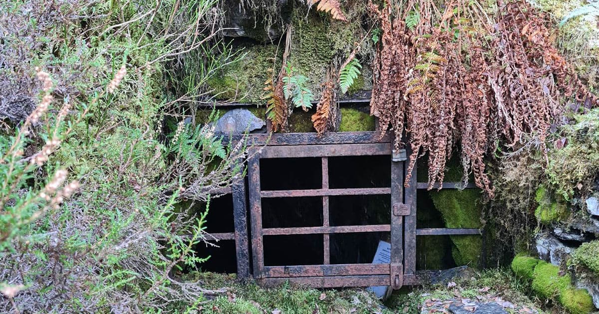 entrance to the cave