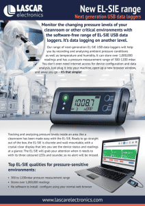 EL-SIE range the next generation USB data loggers