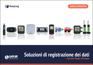 Soluzioni di registrazione dei dati - Guida Al Prodotto