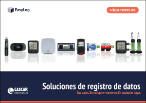 Soluciones de registro de datos - Guía De Productos