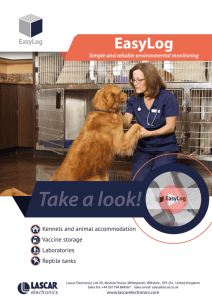 Veterinary monitoring with EasyLog