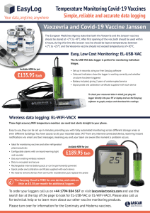 Temperature Monitoring Covid-19 Vaccines 